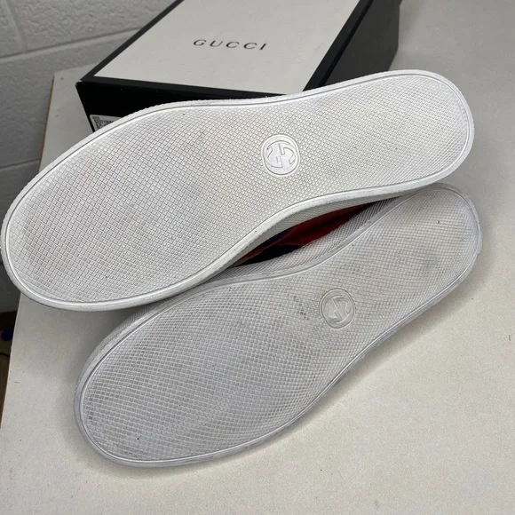 Gucci logo Sylvie slip-on sneakers men’s size 8 - Picture 12 of 12